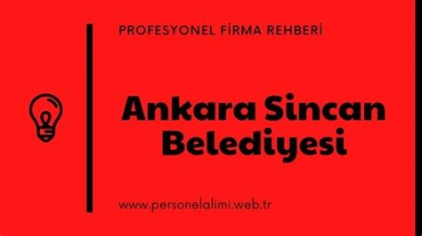 Ankara sincan yarım gün iş ilanları